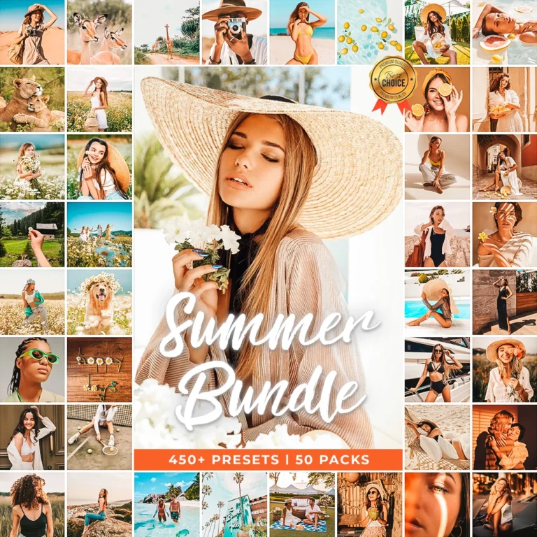 450 Summer Lightroom Presets Bundle — Mobile & Desktop result 1