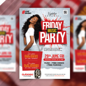 Party Flyer Weekend Club PSD Template