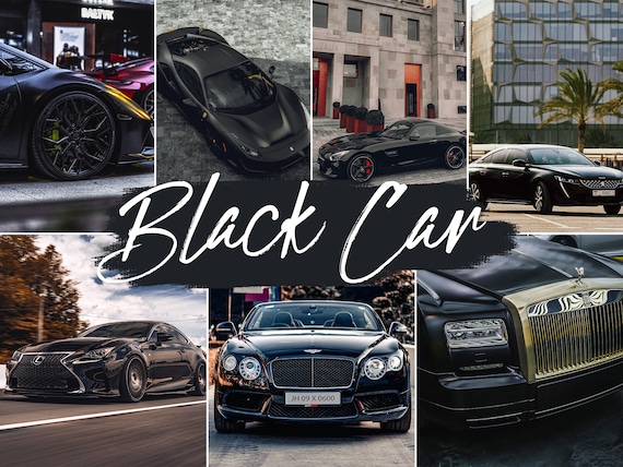 Black Car Lightroom Presets