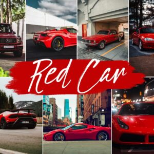 Red Car Lightroom Preset 12 Red Car Presets Mobile & Desktop