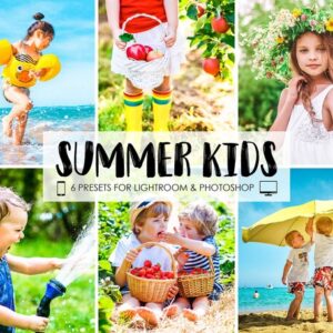 Summer Kids Lightroom Presets Mobile and Desktop Presets