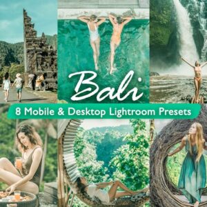 Bali Lightroom Mobile Presets and Desktop Presets Travel tropical preset