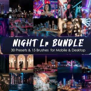 Night Lightroom Mobile Presets Desktop Presets Cinematic Night Presets City Night Presets