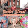 Pastel Street Mobile Lightroom Presets Blogger Preset