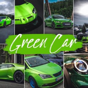 Green Car Lightroom Presets Mobile and Desktop Preset