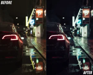 Urban Night Car Lightroom Presets Pack preview 2