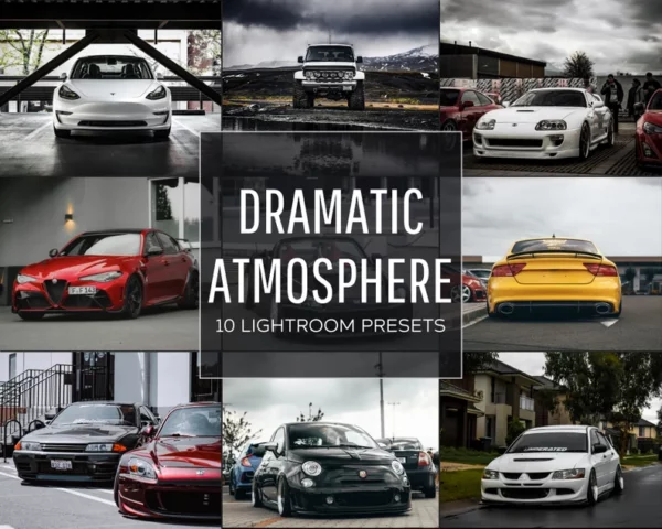 Dramatic Atmosphere Car Lightroom Presets Pack