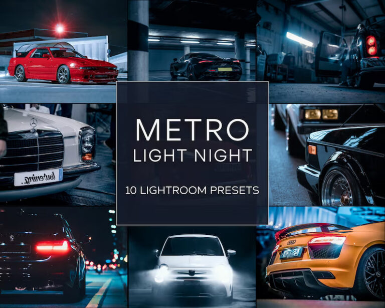 Metro Night Car Lightroom Presets — Desktop & Mobile result 1