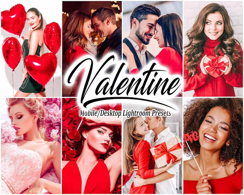 Valentine Love Wedding Lightroom Presets Mobile & Desktop