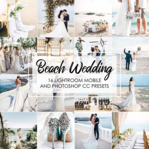 Beach Wedding Lightroom Presets Mobile and desktop Wedding Presets