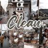 Clean Lightroom Presets Mobile and Desktop Presets Film Instagram Aesthetic Presets