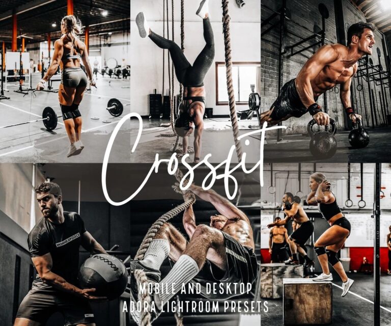 CrossFit Lightroom Presets — Moody Gym & Fitness Filters result 1