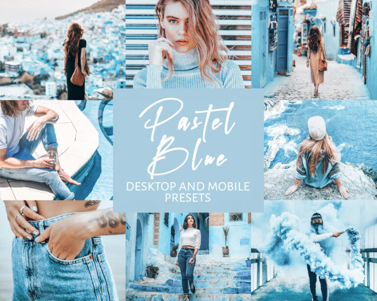 Pastel Blue Lightroom Presets — Mobile & Desktop result 1