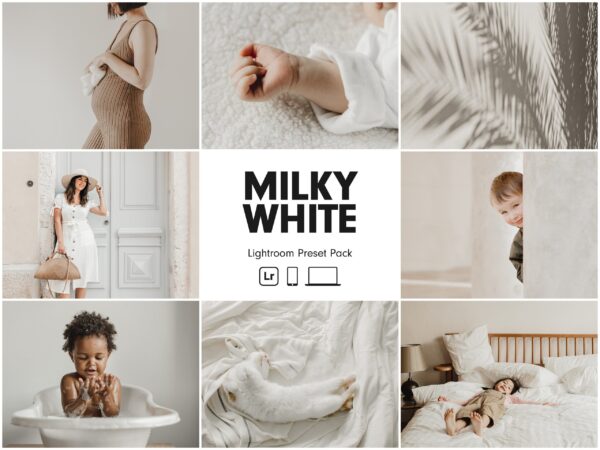 Newborn baby Lightroom preset example — soft, warm infant portrait with gentle creamy tones