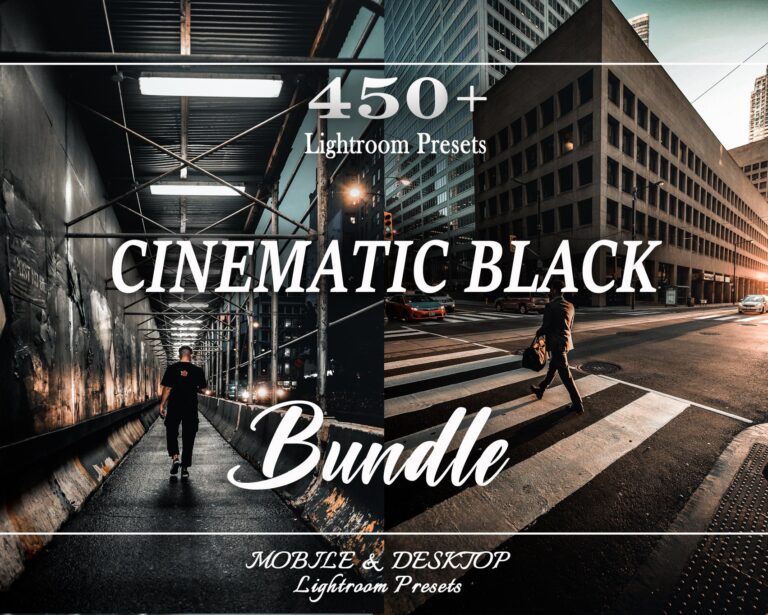 Black Cinematic Lightroom Presets — City Street Bundle result 1