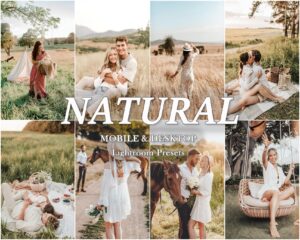 44 Natural Lightroom Presets — Outdoor, Creamy & Bohemian preview 1