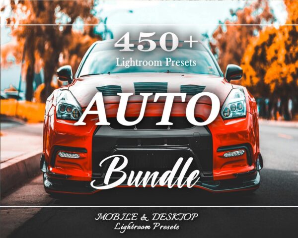 450 plus Car Lightroom Presets Bundle product thumbnail