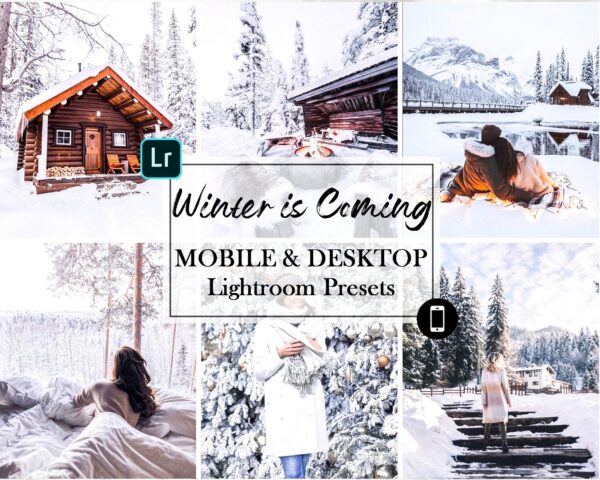 warm, cosy Christmas Lightroom preset example — festive portrait with holiday atmosphere