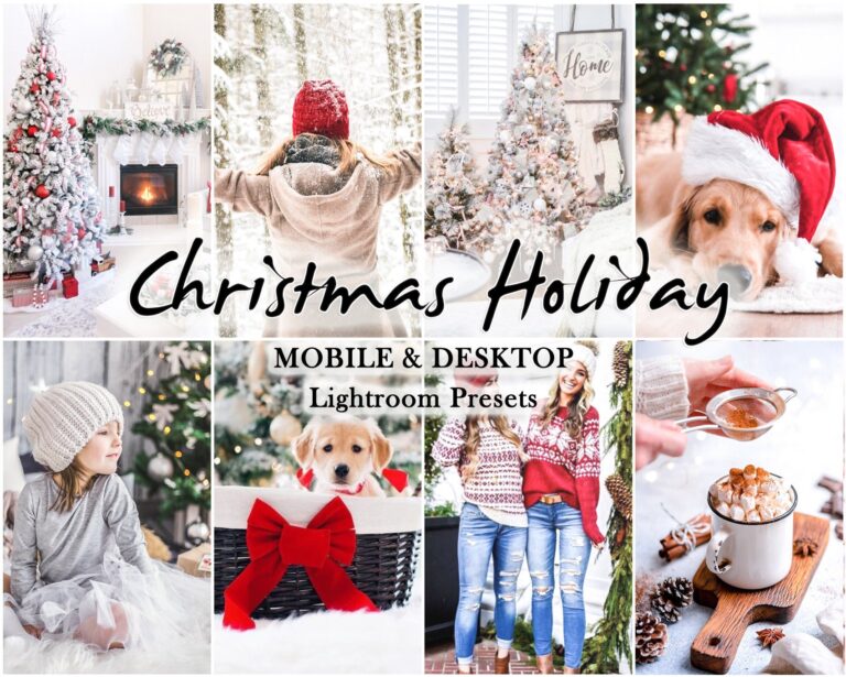 Christmas Holiday Lightroom Presets — Mobile & Desktop result 1