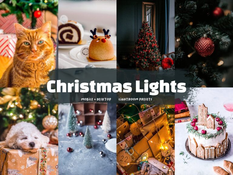 Christmas Lights Lightroom Presets — Mobile & Desktop result 1