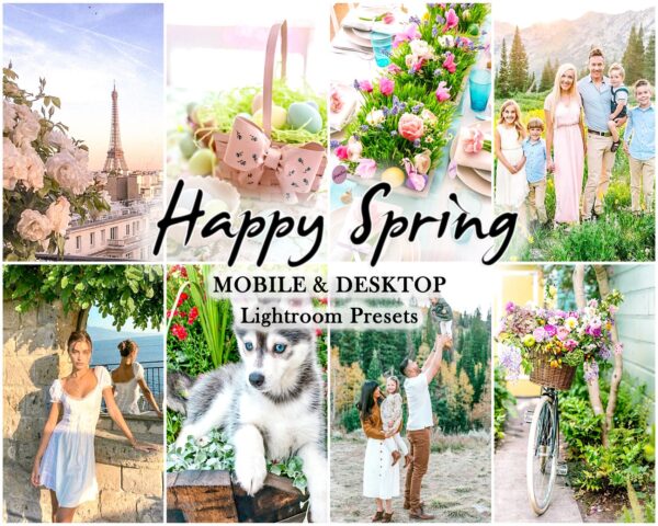 Spring holiday Lightroom preset example — bright, colourful outdoor photo with warm summer tones