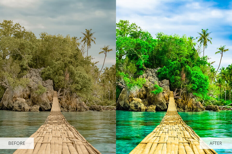 Before preset applied