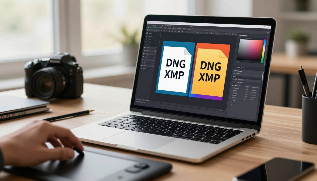 Difference between DNG and XMP files